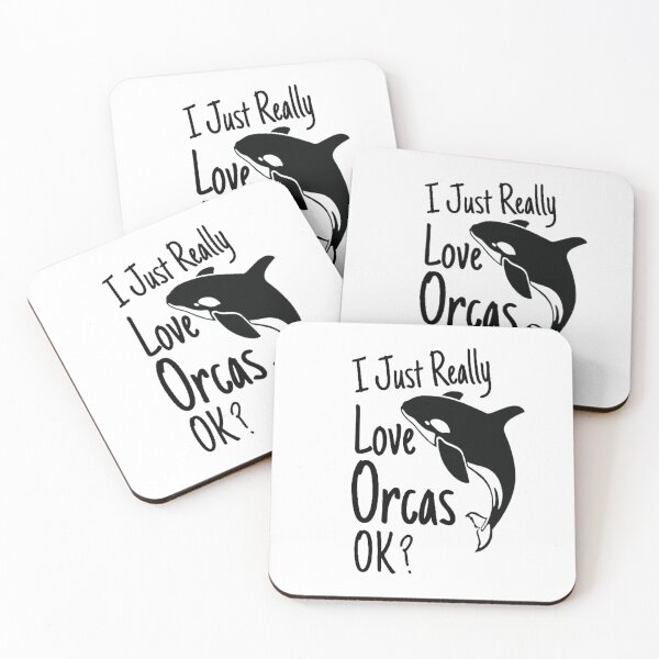 Item preview, I Just Really Love Orcas OK - Killer Whale Lover Orca Gift  designed and sold by AYACHI90.
