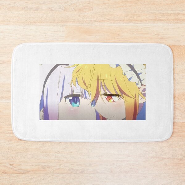 Item preview, kanna and tohru touching noses, miss kobayashi dragon maid designed and sold by monocles.