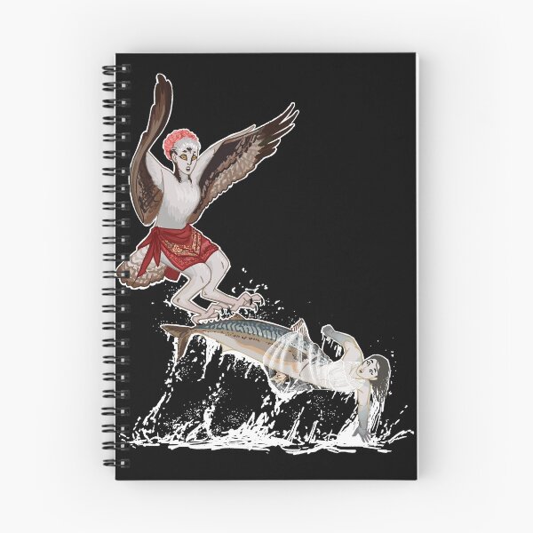 Item preview, Osprey Harpy and Mackerel Mermaid designed and sold by thistleandspade.