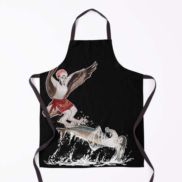 Item preview, Osprey Harpy and Mackerel Mermaid designed and sold by thistleandspade.
