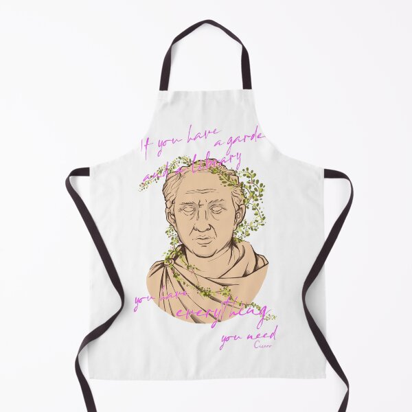 Item preview, Cicero (Garden and a Library quote) designed and sold by ClassicsForPlebs.