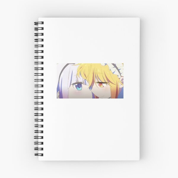 Item preview, kanna and tohru touching noses, miss kobayashi dragon maid designed and sold by monocles.