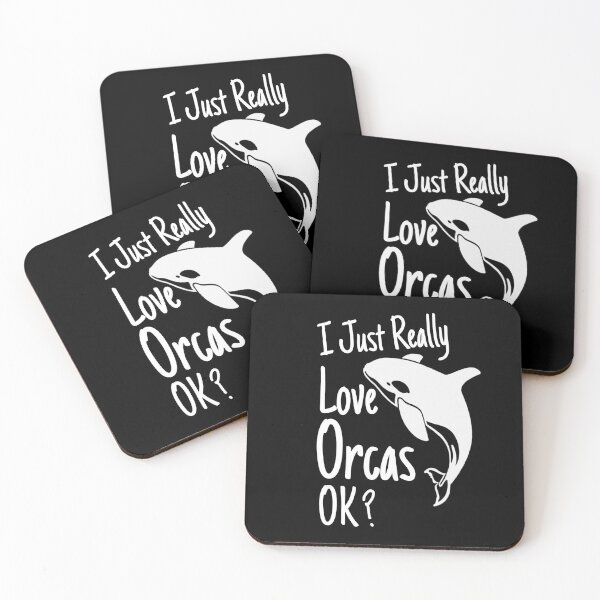 Item preview, I Just Really Love Orcas OK - Killer Whale Lover Orca Gift  designed and sold by AYACHI90.
