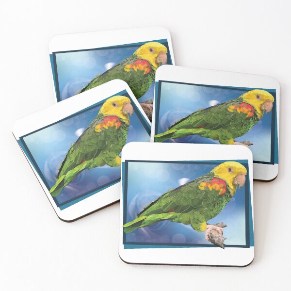 Item preview,  yellow-headed parrot designed and sold by obscurite.