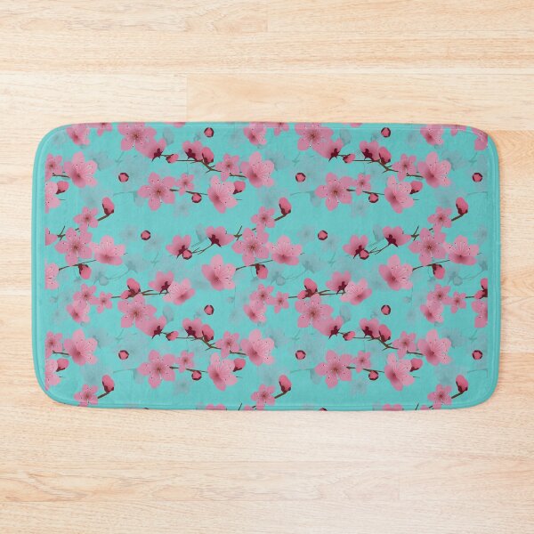 Item preview, Cherry Blossom Over Teal designed and sold by Artemixtravel.