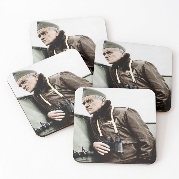 Item preview, Admiral William Bull Halsey - On Ship WWII - Colorized designed and sold by warishellstore.