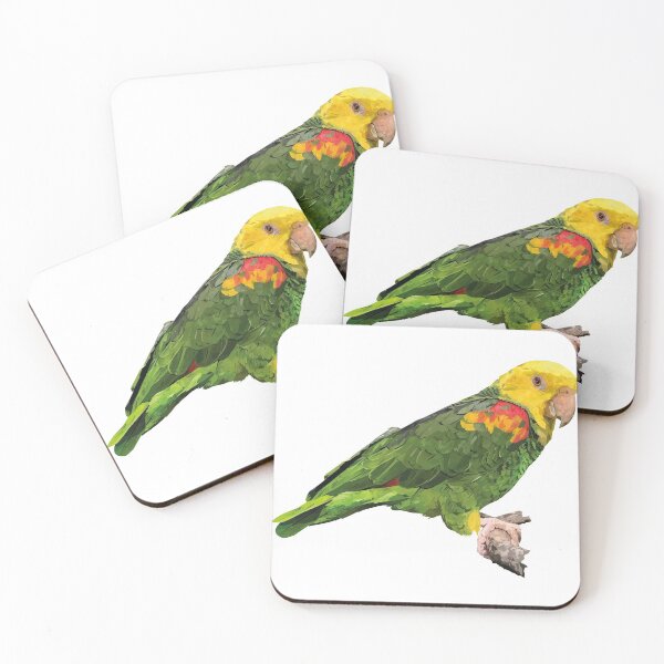 Item preview,  yellow-headed parrot designed and sold by obscurite.