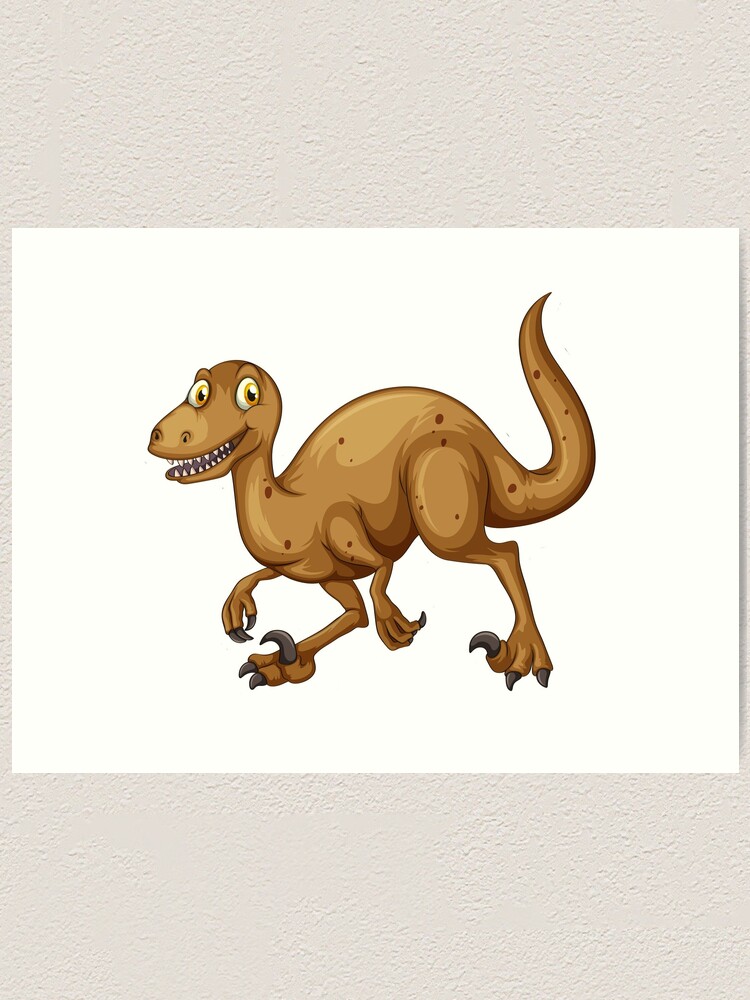 Dinosaur Poster for Kids Art Print for Sale by VicBradyArt