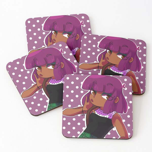 Item preview, Purple haired girl designed and sold by Ash L.