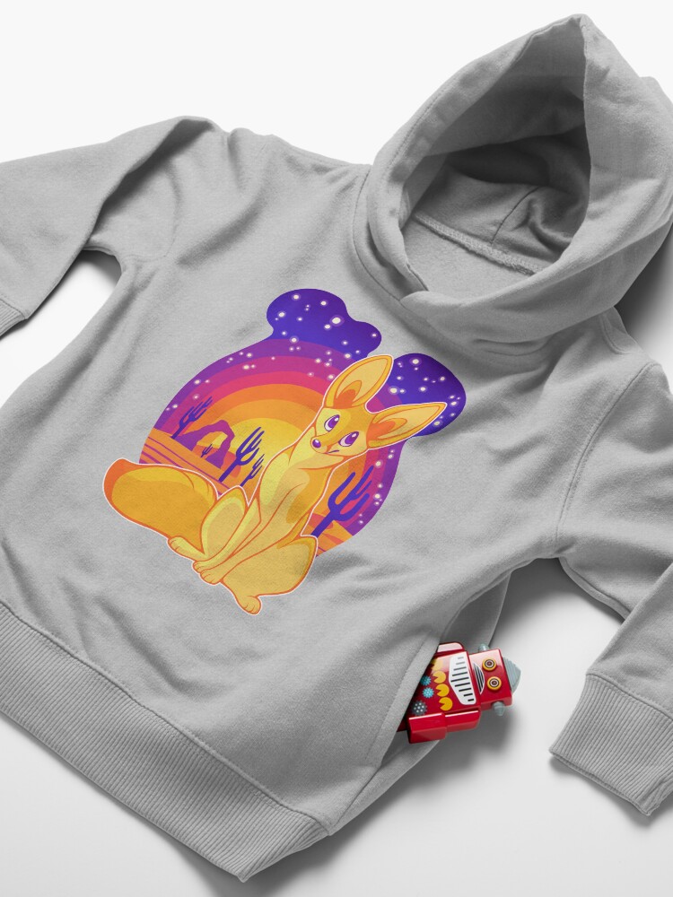 Alternate view of Fennec Fox Toddler Pullover Hoodie