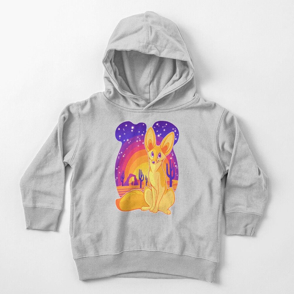 Fennec Fox Toddler Pullover Hoodie