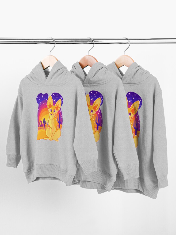 Alternate view of Fennec Fox Toddler Pullover Hoodie