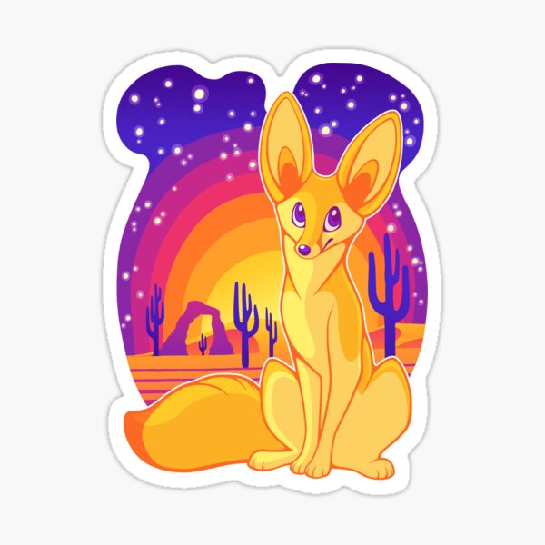 Fennec Fox Sticker