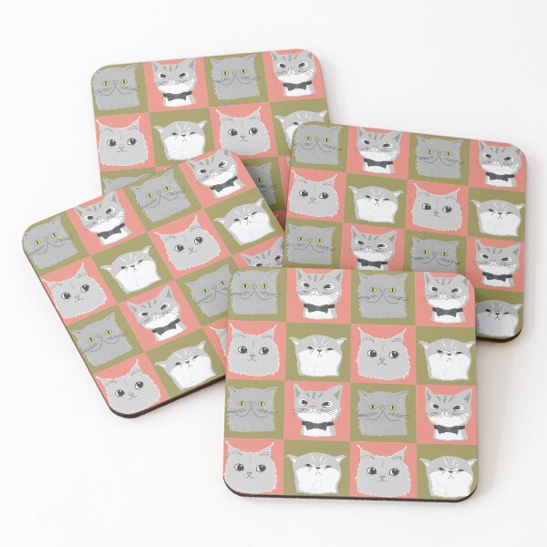 Item preview, Charming Cat Faces designed and sold by Kids-Playground.