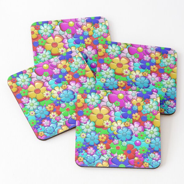 Item preview, Hippie flower pattern designed and sold by AnnoyedMouse.
