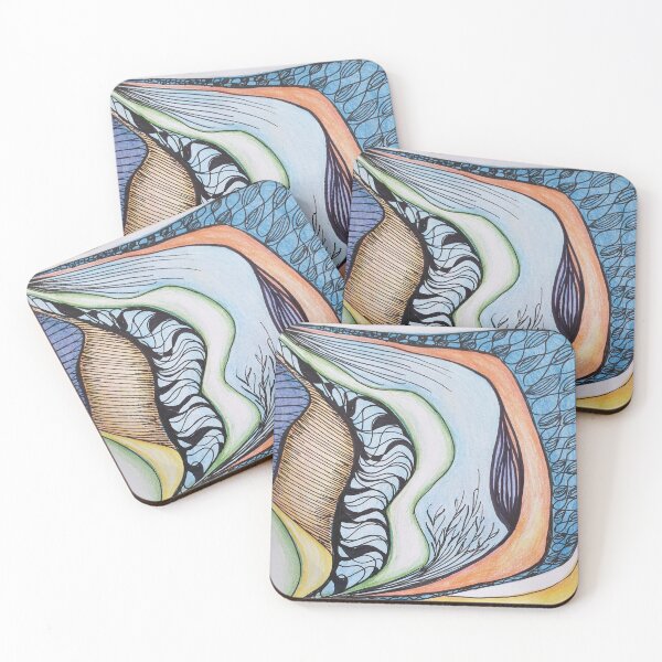 Item preview, Abstract Pattern (Blue) designed and sold by EjsArtArt.