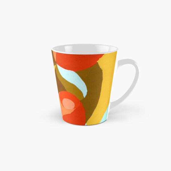 Folk Art Flowers Tall Mug