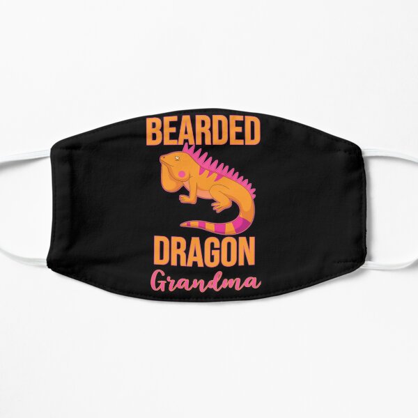 Bearded Dragon Grandma Flat Mask