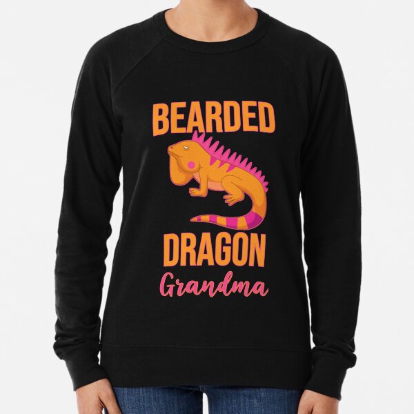 Bearded Dragon Grandma Lightweight Sweatshirt