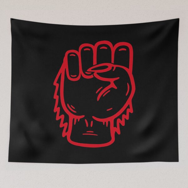 Item preview, Werewolf Unity Solidarity Raised Clenched Fist Hand Gesture Power Sign  designed and sold by BEAST NYC.