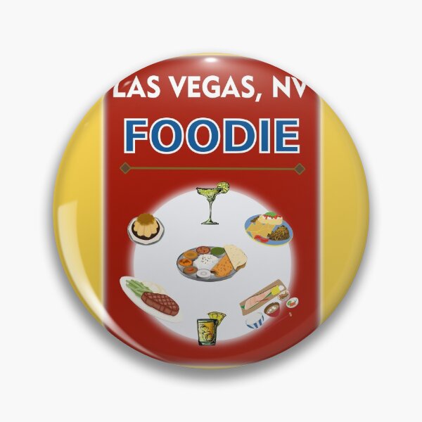 Item preview, Las Vegas, NV Foodie - Desert Red Background designed and sold by ThisNThatImages.