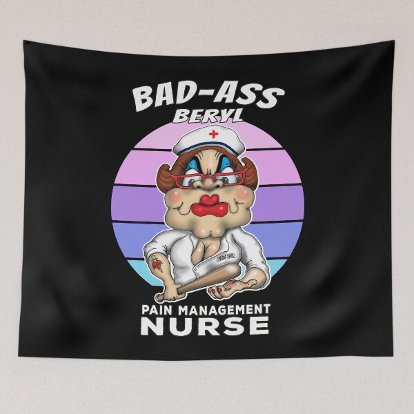 Item preview, Pain Management Nurse Funny Nursing Frontline Warrior designed and sold by Status71.