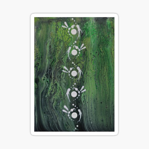 River Ecosystem Sticker