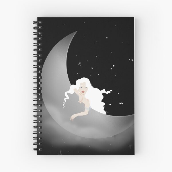 Aperçu de l'œuvre Déesse Selene de la lune créée et vendue par maurocks.