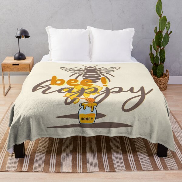 Item preview, Bee! Happy - Cute Wholesome Bee!! designed and sold by SoffyLee586.