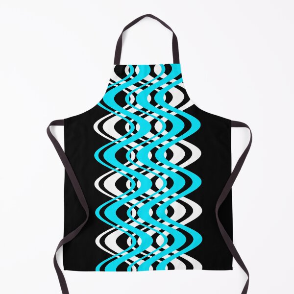 Item preview, WAVES PATTERN. MID CENTURY MODERN. BLUE/WHITE VERTICAL designed and sold by 5hertz.