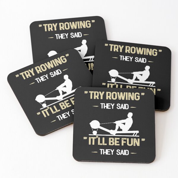 Item preview, Try Rowing It'll Be Fun -  Funny Rowing , Gift For Rowers , Rowing Lover , kayaking   designed and sold by QUEEN-WIVER.