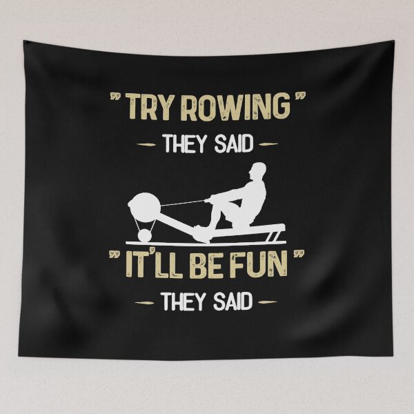 Item preview, Try Rowing It'll Be Fun -  Funny Rowing , Gift For Rowers , Rowing Lover , kayaking   designed and sold by QUEEN-WIVER.