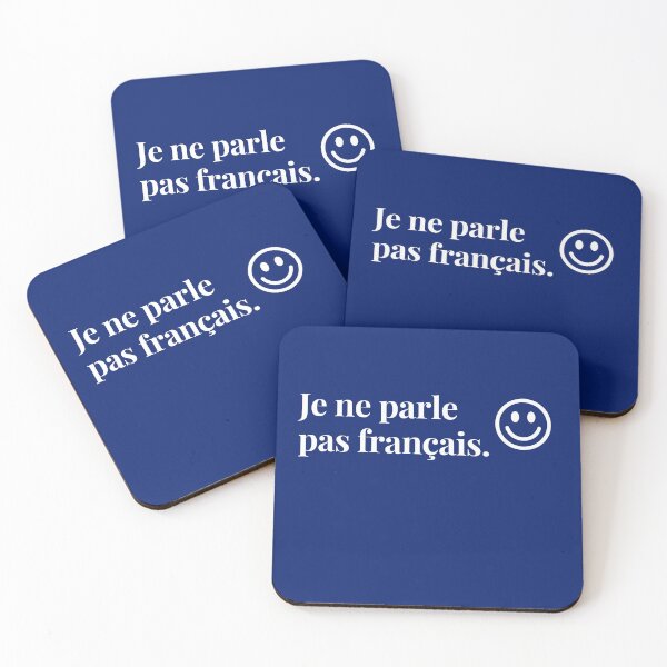 Item preview, Je ne parle pas français (I don't speak French) with smiley face designed and sold by teesonwheels.