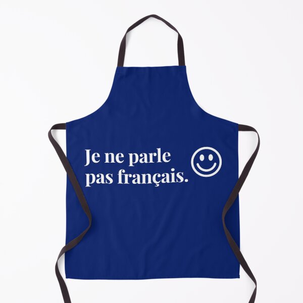 Item preview, Je ne parle pas français (I don't speak French) with smiley face designed and sold by teesonwheels.