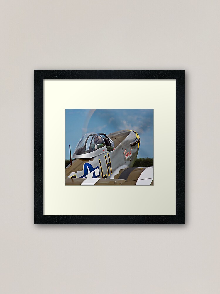 Alternate view of P-51D Mustang 'Janie' Framed Art Print
