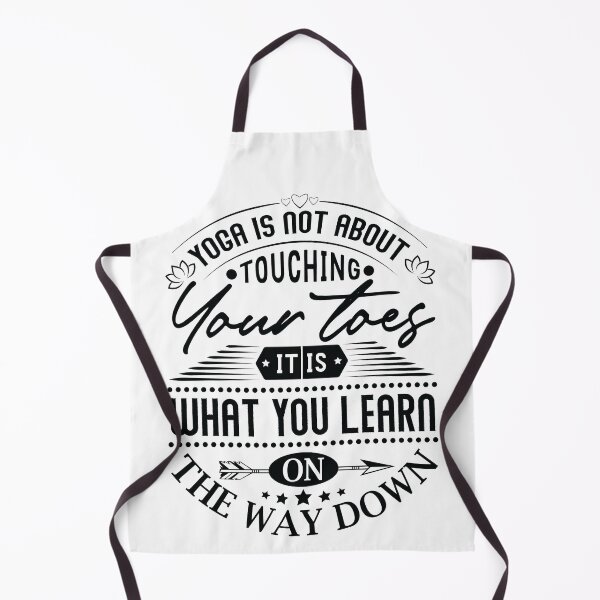 Item preview, Yoga is not about touching your toes, it is what you learn on the way down. designed and sold by Beefytee.