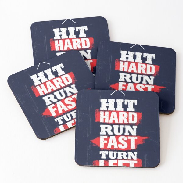 Item preview, Hit Hard Run Fast Turn Left Softball Sports designed and sold by theworld2021.