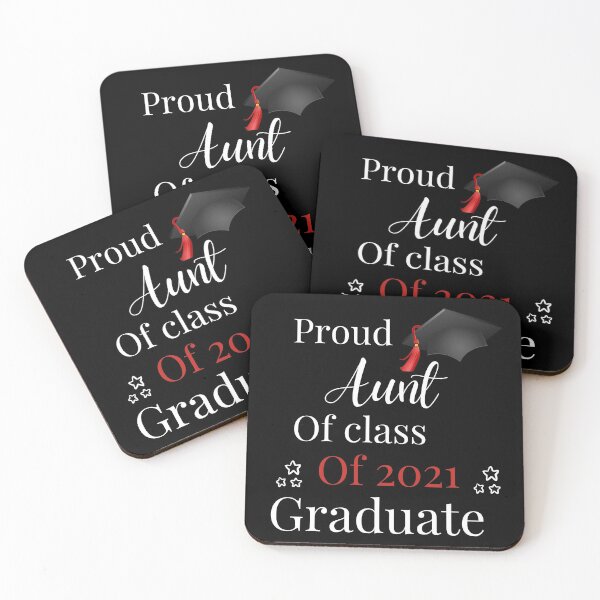 Item preview, Proud aunt of class of 2021 graduate-school designed and sold by Luna-shop16.