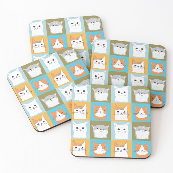 Item preview, Cute Cat Faces designed and sold by Kids-Playground.