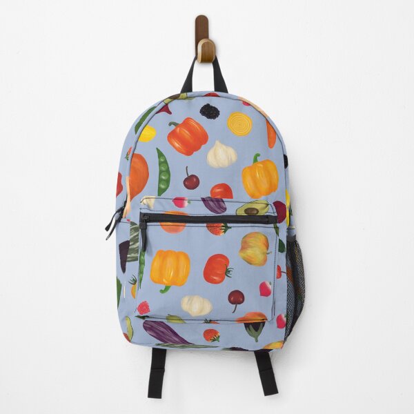 Item preview, Fruits and veggies large periwinkle designed and sold by IvyAmber.