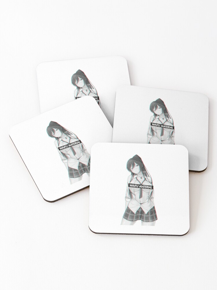 White Fabric Mouse Pads & Coasters