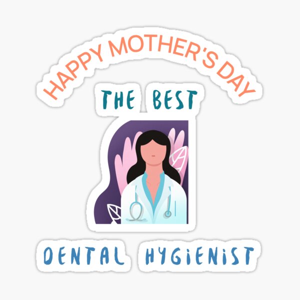 Dental assistant kiss cut sticker gift for your dental friend high quality Eco-friendly materials laptop iPad decal