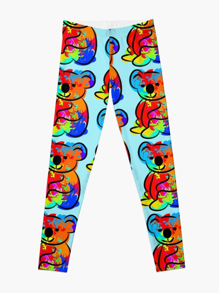 Colorful Koala Leggings for Sale by ChrisButler