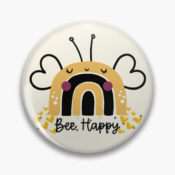 Item preview, Bee! Happy - Cute Wholesome Bee!! designed and sold by SoffyLee586.