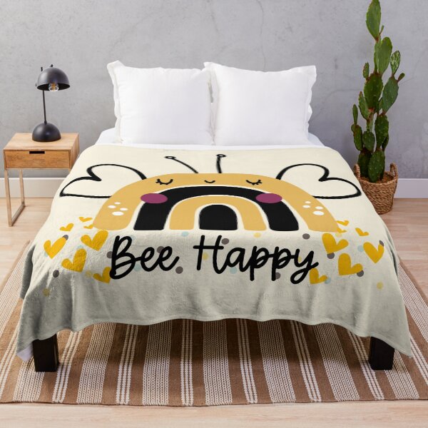 Item preview, Bee! Happy - Cute Wholesome Bee!! designed and sold by SoffyLee586.