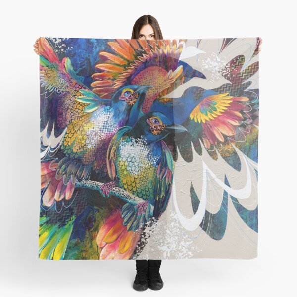Honeyeater Kaleidoscope Scarf