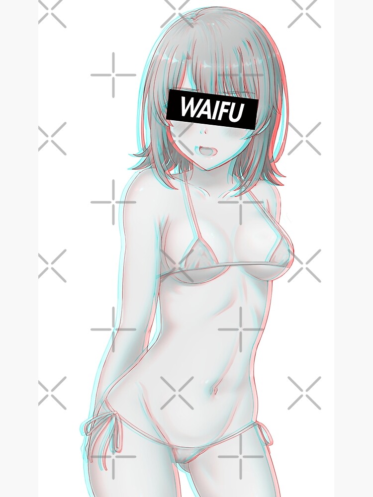Cute Anime Girl Waifu Material Art Print For Sale By Hentaik1ng Redbubble 0392