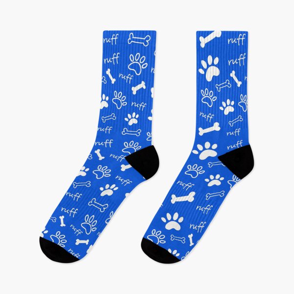 Item preview, 'Dog Paws, Bones and Ruff Ruff' pattern for dog lovers. designed and sold by Zentropik.