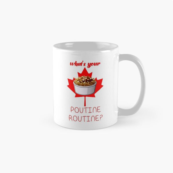 Item preview, What’s Your Poutine Routine! (on White) designed and sold by PawsitiveMum.