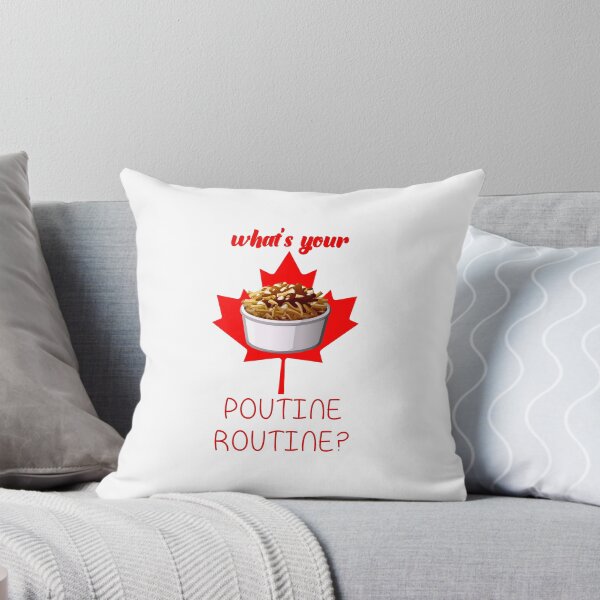 Item preview, What’s Your Poutine Routine! (on White) designed and sold by PawsitiveMum.